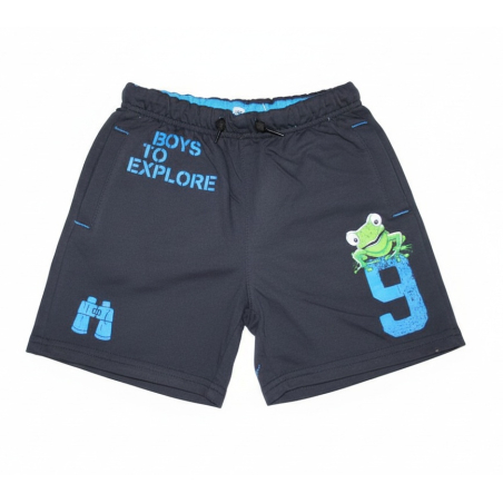 Chlapecké bavlněné kraťasy Kugo s žabkou | Pohodlné šortky