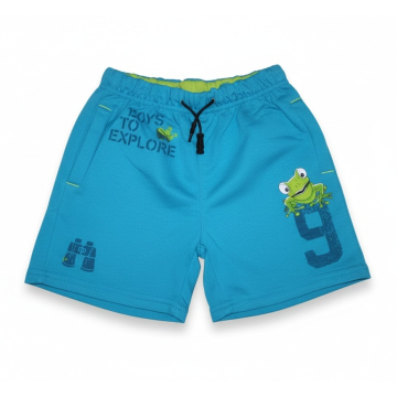 Chlapecké bavlněné kraťasy Kugo s žabkou | Pohodlné šortky
