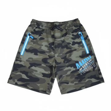 Chlapecké maskáčové kraťasy sportovní s reflexem | ARMY