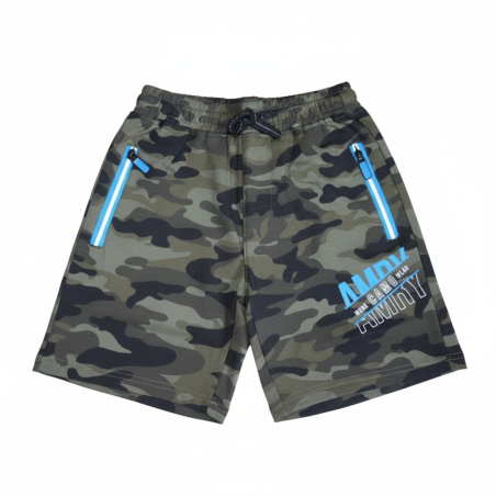 Chlapecké maskáčové kraťasy sportovní s reflexem | ARMY