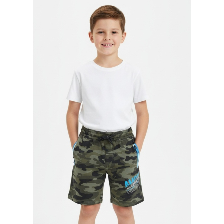 Chlapecké maskáčové kraťasy sportovní s reflexem | ARMY