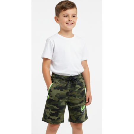 Chlapecké maskáčové kraťasy sportovní s reflexem | ARMY