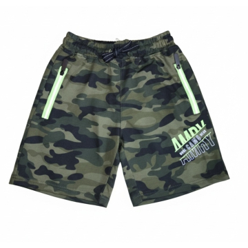 Chlapecké maskáčové kraťasy sportovní s reflexem | ARMY