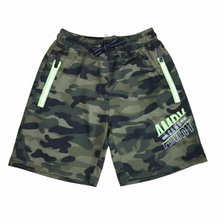 Chlapecké maskáčové kraťasy sportovní s reflexem | ARMY