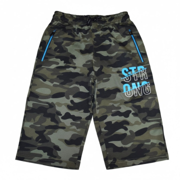 Maskáčové chlapecké 3/4 kalhoty | Pohodlné & praktické