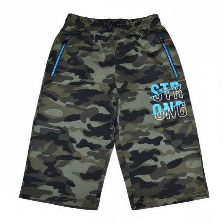 Maskáčové chlapecké 3/4 kalhoty | Pohodlné & praktické