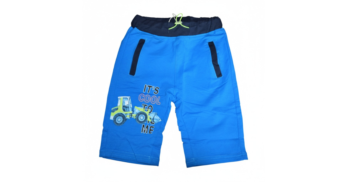Chlapecké 3/4 kalhoty Bagr Traktor | Bavlna | Sport & kolo