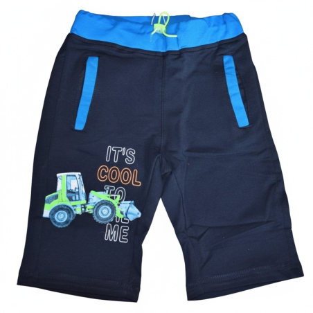 Chlapecké 3/4 kalhoty Bagr Traktor | Bavlna | Sport & kolo