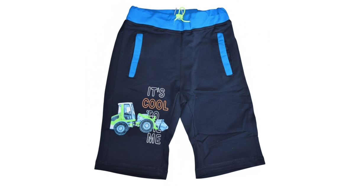 Chlapecké 3/4 kalhoty Bagr Traktor | Bavlna | Sport & kolo