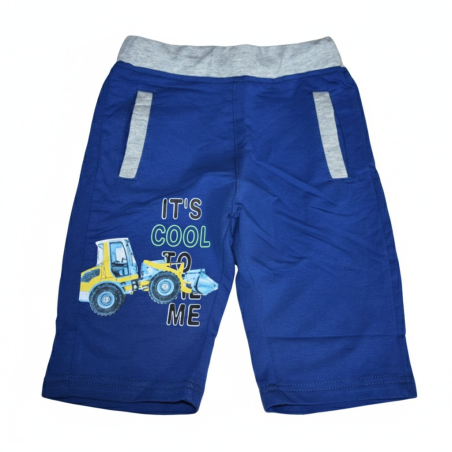Chlapecké 3/4 kalhoty Bagr Traktor | Bavlna | Sport & kolo