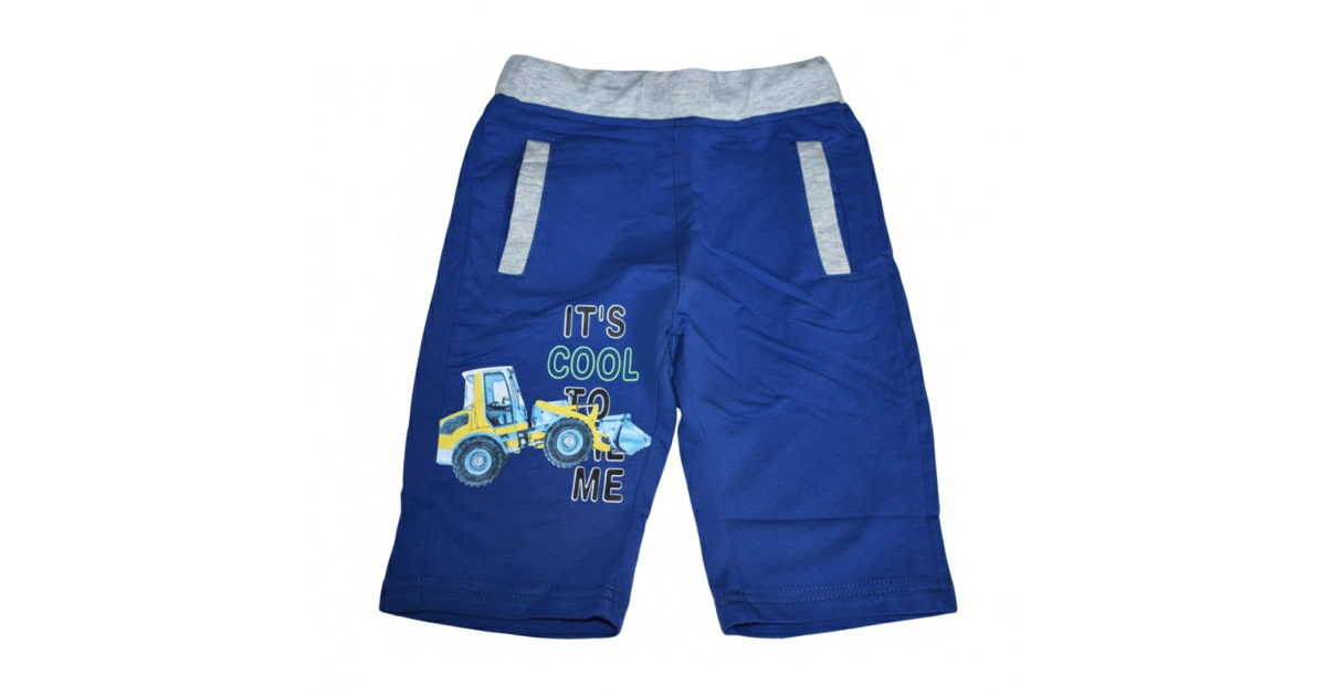 Chlapecké 3/4 kalhoty Bagr Traktor | Bavlna | Sport & kolo