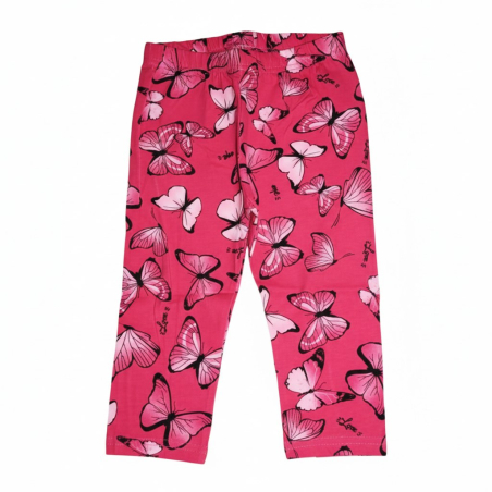 Dívčí 3/4 legíny s motýlky – pohodlné, bavlněné