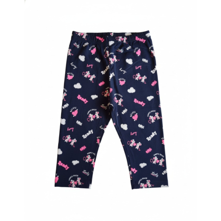 Dívčí 3/4 legíny s myškami | Bavlna | Pohodlný pas