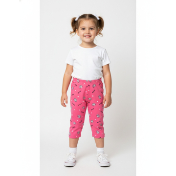 Dívčí 3/4 legíny s koníčky | Pohodlné bavlněné