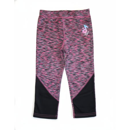 Dívčí sportovní 3/4 legíny melír – rychleschnoucí