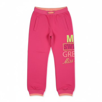 Dívčí tepláčky bavlna – pohodlné tepláky s kapsami