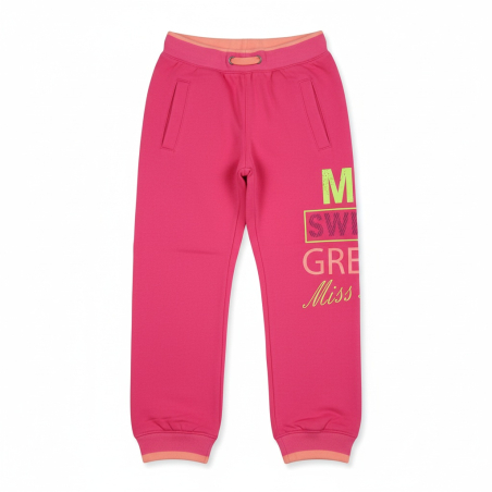 Dívčí tepláčky bavlna – pohodlné tepláky s kapsami