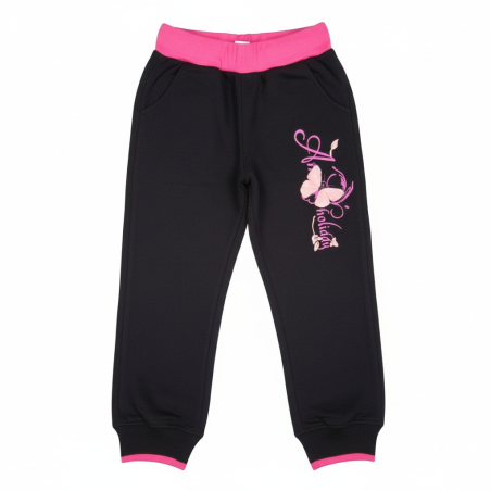 Dívčí tepláky s motýlkem | 100% bavlna | Pohodlné pro holky