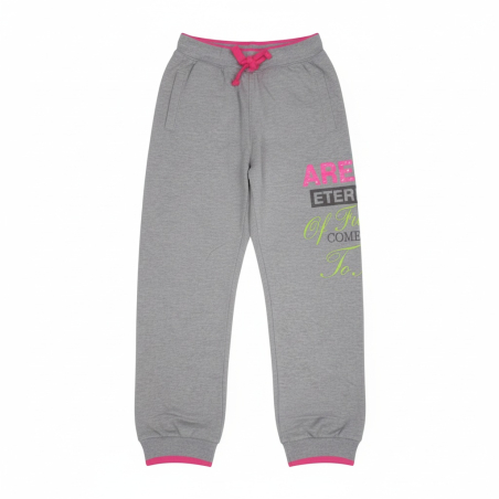 Dívčí tepláky bavlna – pohodlné tepláky s kapsami