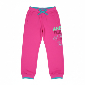 Dívčí tepláky bavlna – pohodlné tepláky s kapsami