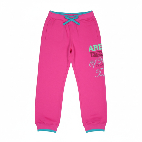 Dívčí tepláky bavlna – pohodlné tepláky s kapsami