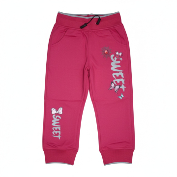 Dívčí tepláky s motýlkem | 100% bavlna | Pohodlné pro holky