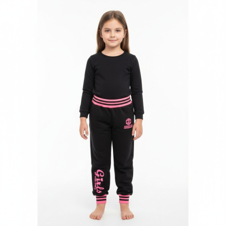 Dívčí tepláky Girls – pohodlné, s kapsami | E-shop 👧