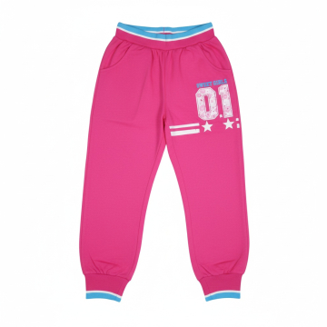 👧 Dívčí tepláky s manžetou a kapsami | Pohodlné a stylové