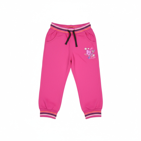 Dívčí bavlněné tepláčky s koníčkem | Pohodlné