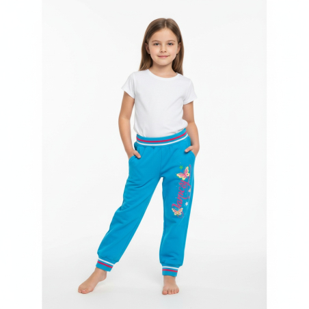 Dívčí  tepláky s motýlkem | Pohodlné tepláky pro holčičky