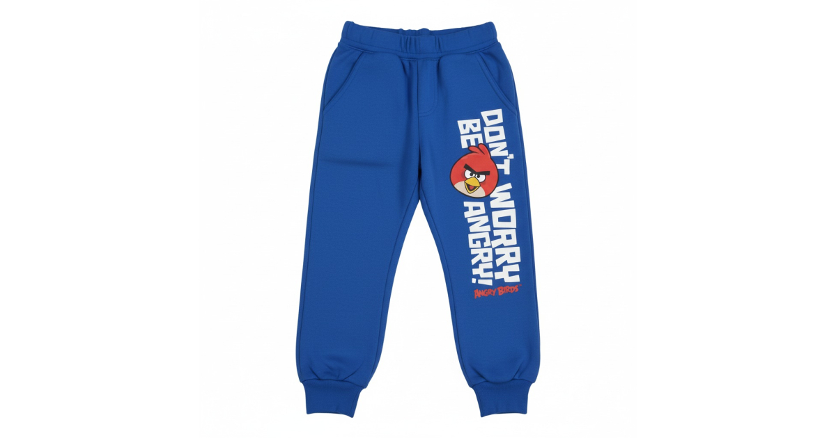 Chlapecké tepláky Angry Birds | Dětské tepláky s chloupkem