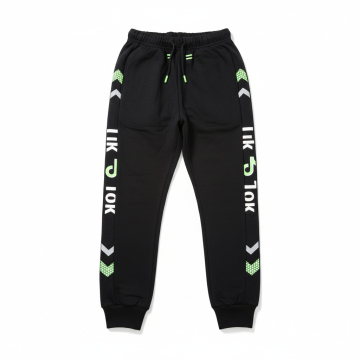 Chlapecké tepláky s kapsami a nápisy  Pohodlné a odolné