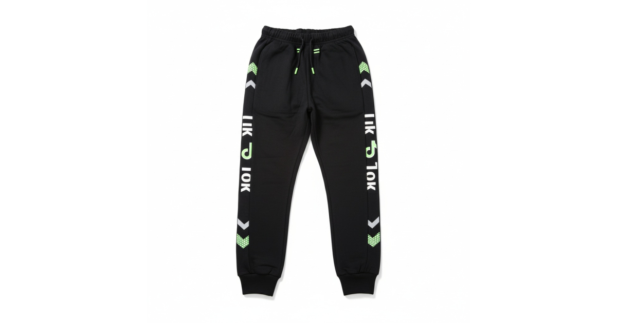 Chlapecké tepláky s kapsami a nápisy  Pohodlné a odolné