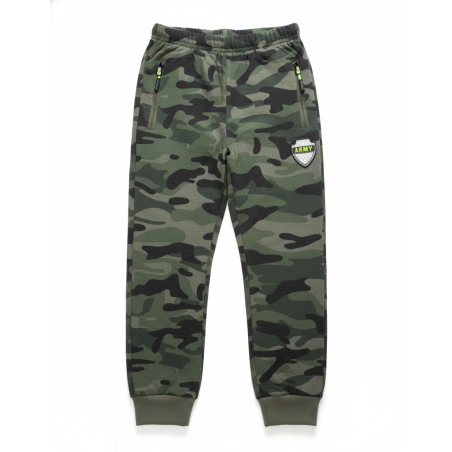 Chlapecké maskáčové tepláky Army | Pohodlné s kapsami