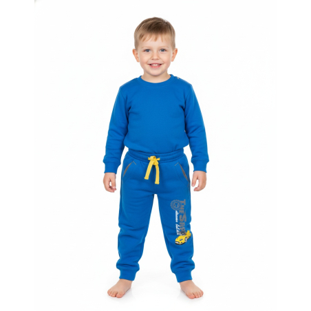 Chlapecké tepláky s autem | 100% bavlna, pohodlí