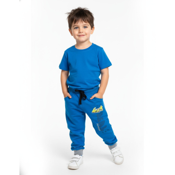 Chlapecké tepláky s autem | 100% bavlna, pohodlí