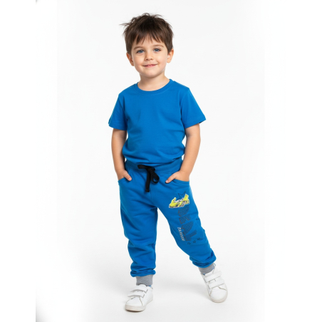 Chlapecké tepláky s autem | 100% bavlna, pohodlí