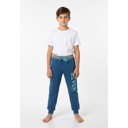 Chlapecké sportovní tepláky | 100% bavlna | Pohodlné s manžetou