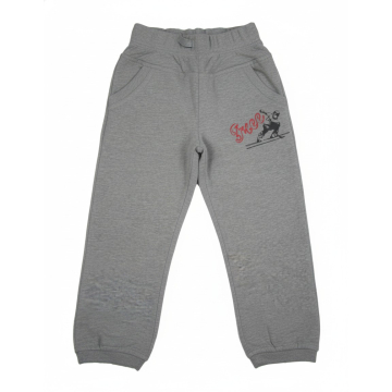 Chlapecké bavlněné tepláčky s lyžařem | Pohodlné s kapsami