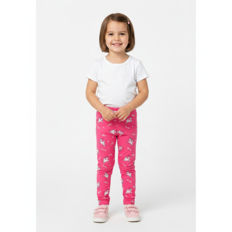 Dívčí legíny s koníky | Bavlna, pružné, pohodlný pas