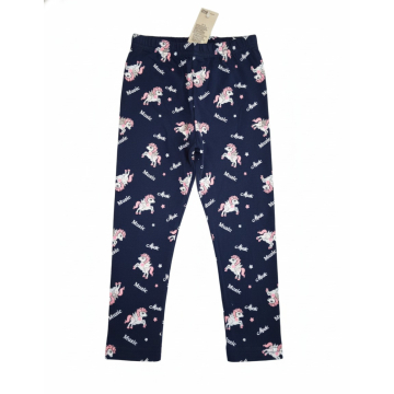 Dívčí legíny s koníky | Bavlna, pružné, pohodlný pas