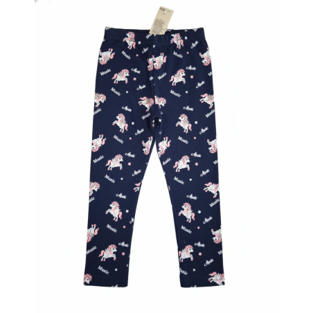 Dívčí legíny s koníky | Bavlna, pružné, pohodlný pas