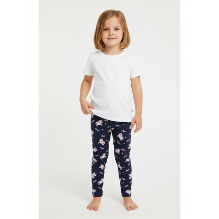 Dívčí legíny s koníky | Bavlna, pružné, pohodlný pas