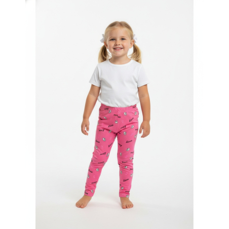 Dívčí legíny LOVE| Bavlna, pružné, pohodlný pas