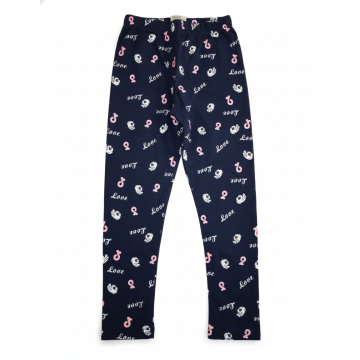 Dívčí legíny LOVE| Bavlna, pružné, pohodlný pas