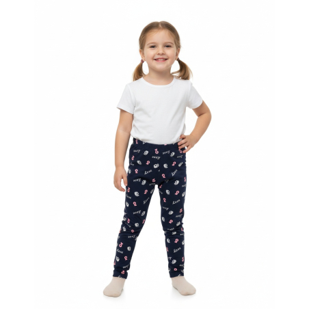 Dívčí legíny LOVE| Bavlna, pružné, pohodlný pas