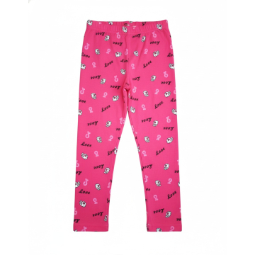 Dívčí legíny LOVE| Bavlna, pružné, pohodlný pas