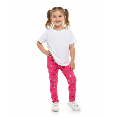 Dívčí legíny LOVE| Bavlna, pružné, pohodlný pas