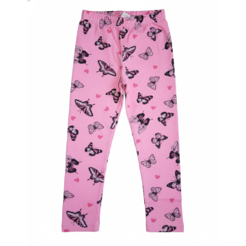 Dívčí legínky s motýlky | Bavlněné, pohodlné a hravé