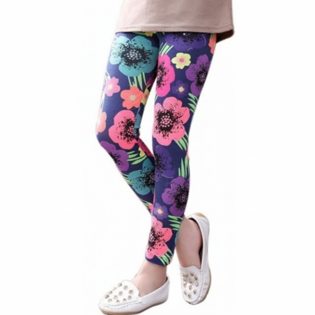 Dívčí legíny s veselými motivy | Pohodlné a pružné